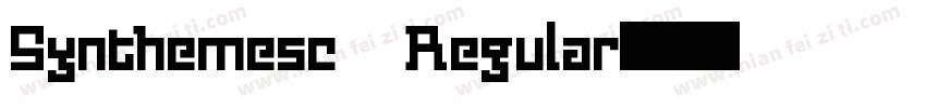 Synthemesc Regular字体转换